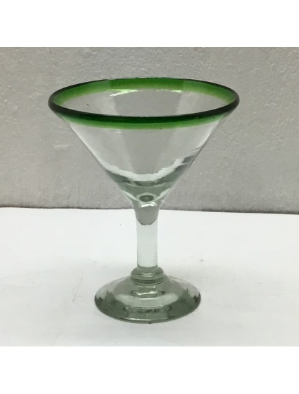 Copa Martini Filo Verde (Mínimo 50 Piezas)
