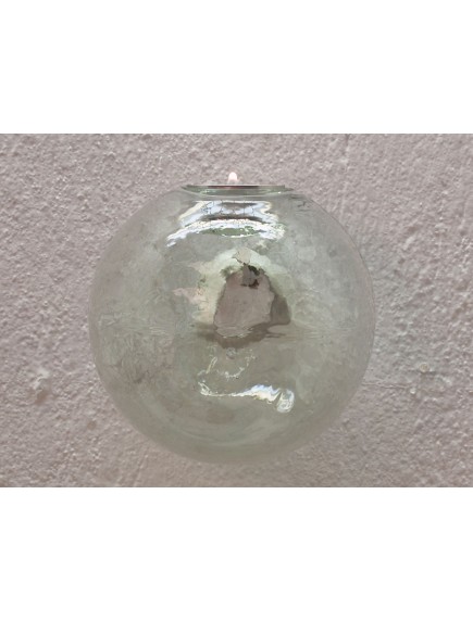 Portavela Esfera Pared Cristal